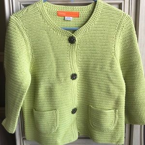 Cynthia Steffe Green Sweater Cardigan